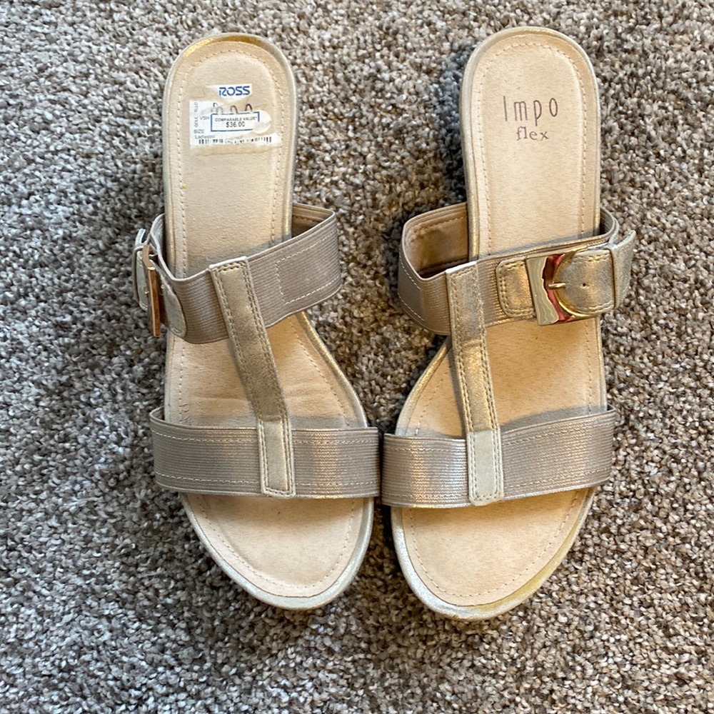 Metallic Sandals 8.5w